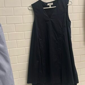 COS Navy Midi Dress
